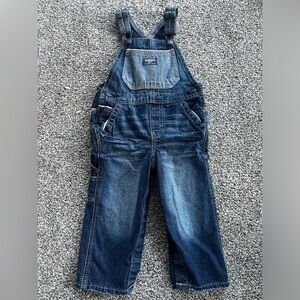 OshKosh B'gosh Kids Blue Denim Overalls 24 months